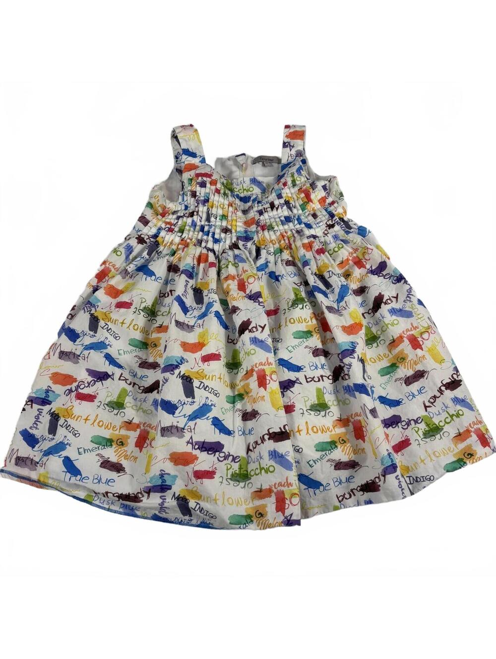 Fleurisse Girls Cotton Color Name Dress Size 6Y